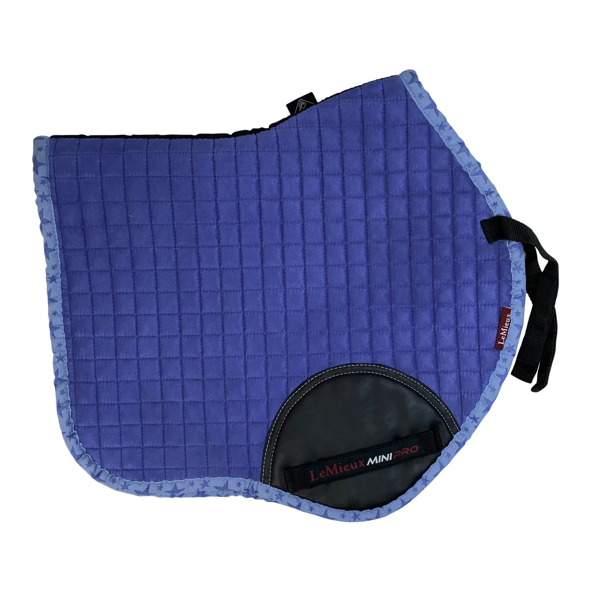 LeMieux Mini Suede Jump Square Pad in Bluebell - Pony