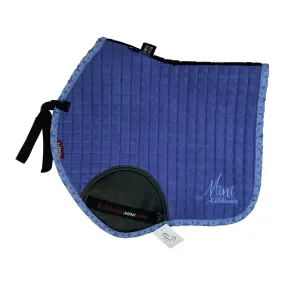 LeMieux Mini Suede Jump Square Pad in Bluebell - Pony