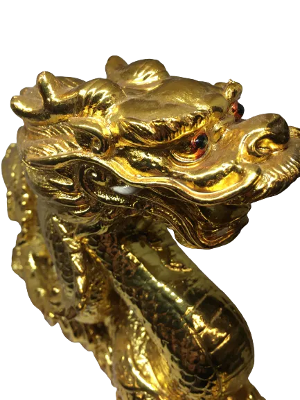 Lucky Golden Flying Dragon Statue - Best Gift Ideas!