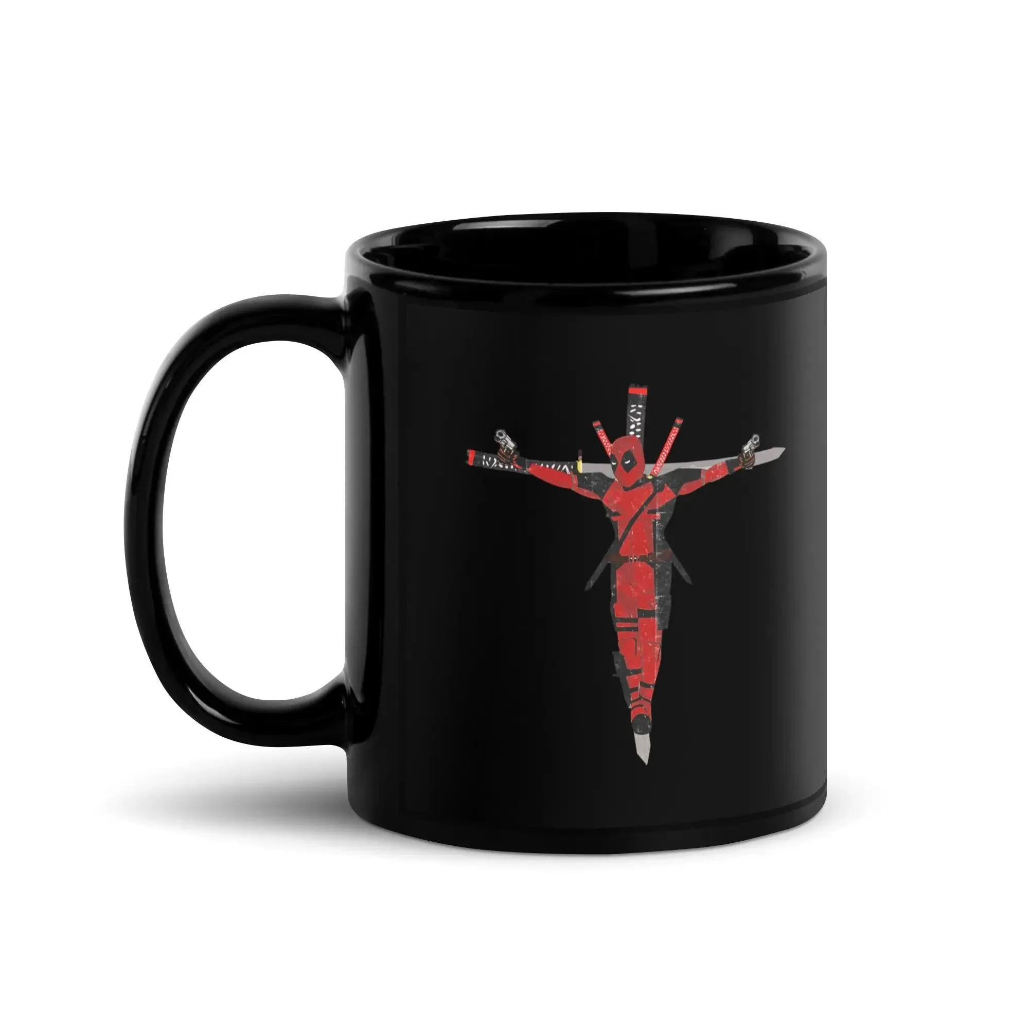 Marvel Jesus Black Glossy Mug