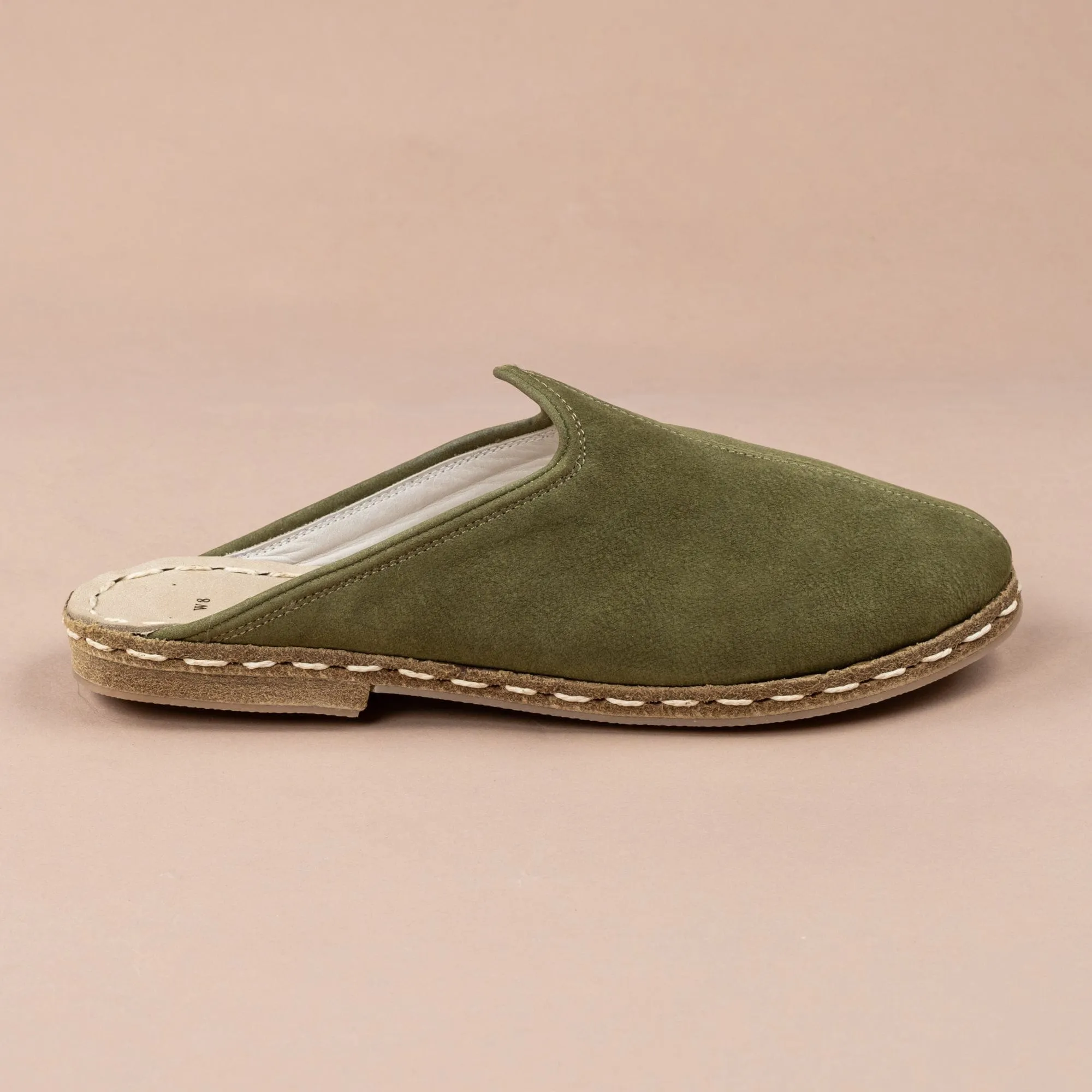 Men's Olive Slippers