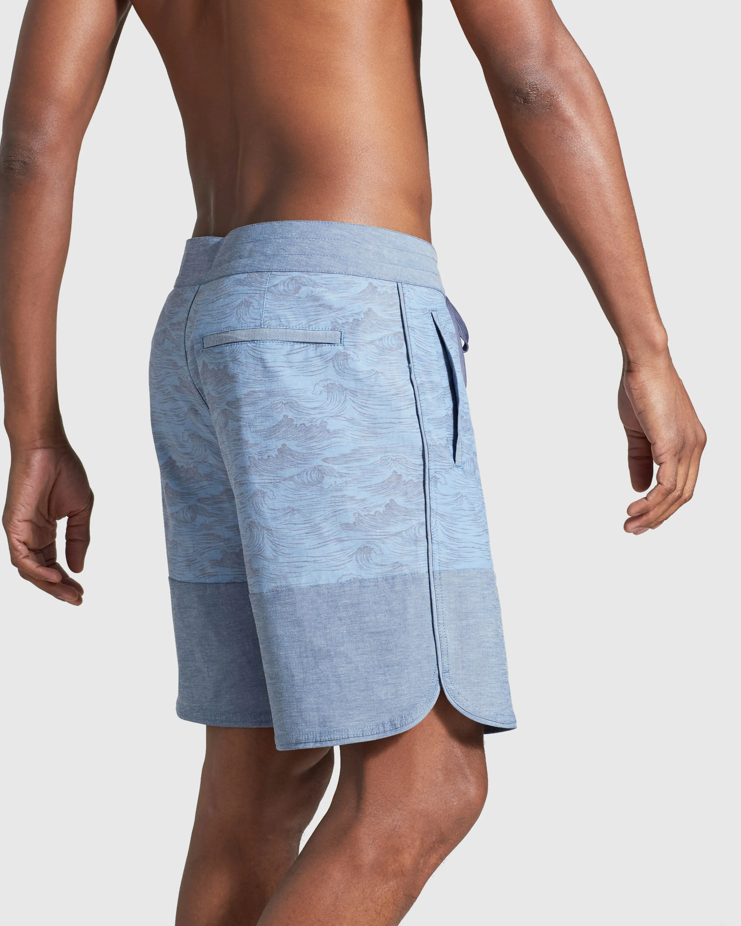 Men's Organic Scallop Board Short