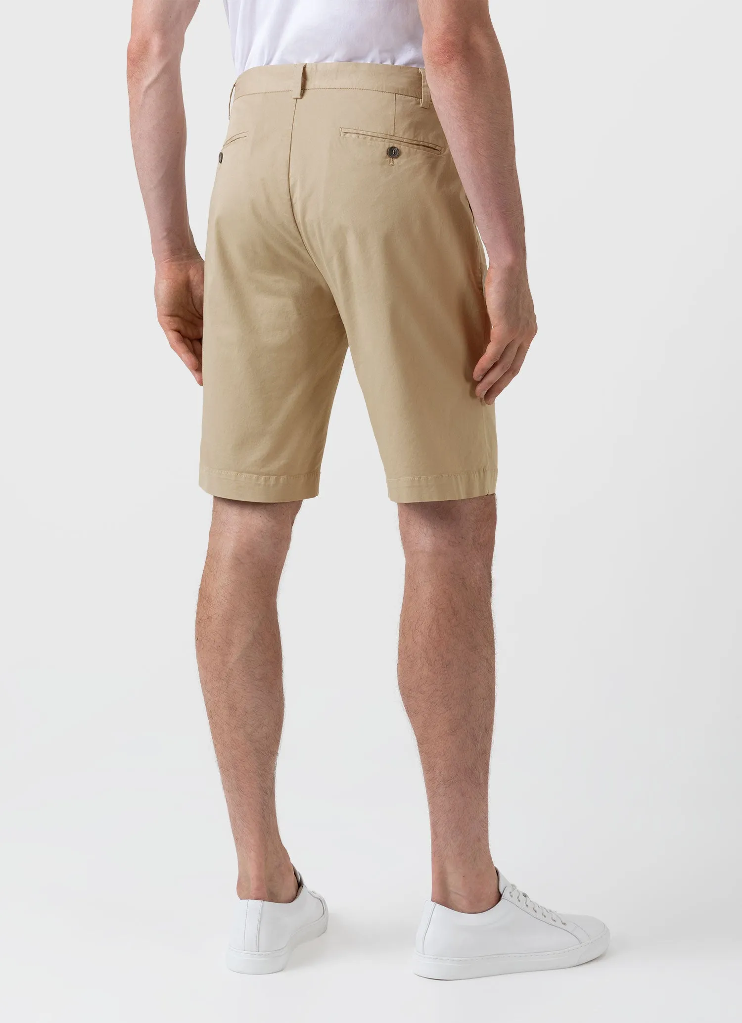 Men's Stretch Cotton Twill Chino Shorts