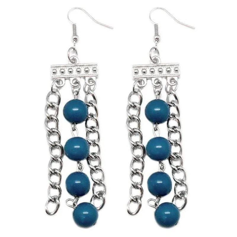 Middle Ground Blue Earring