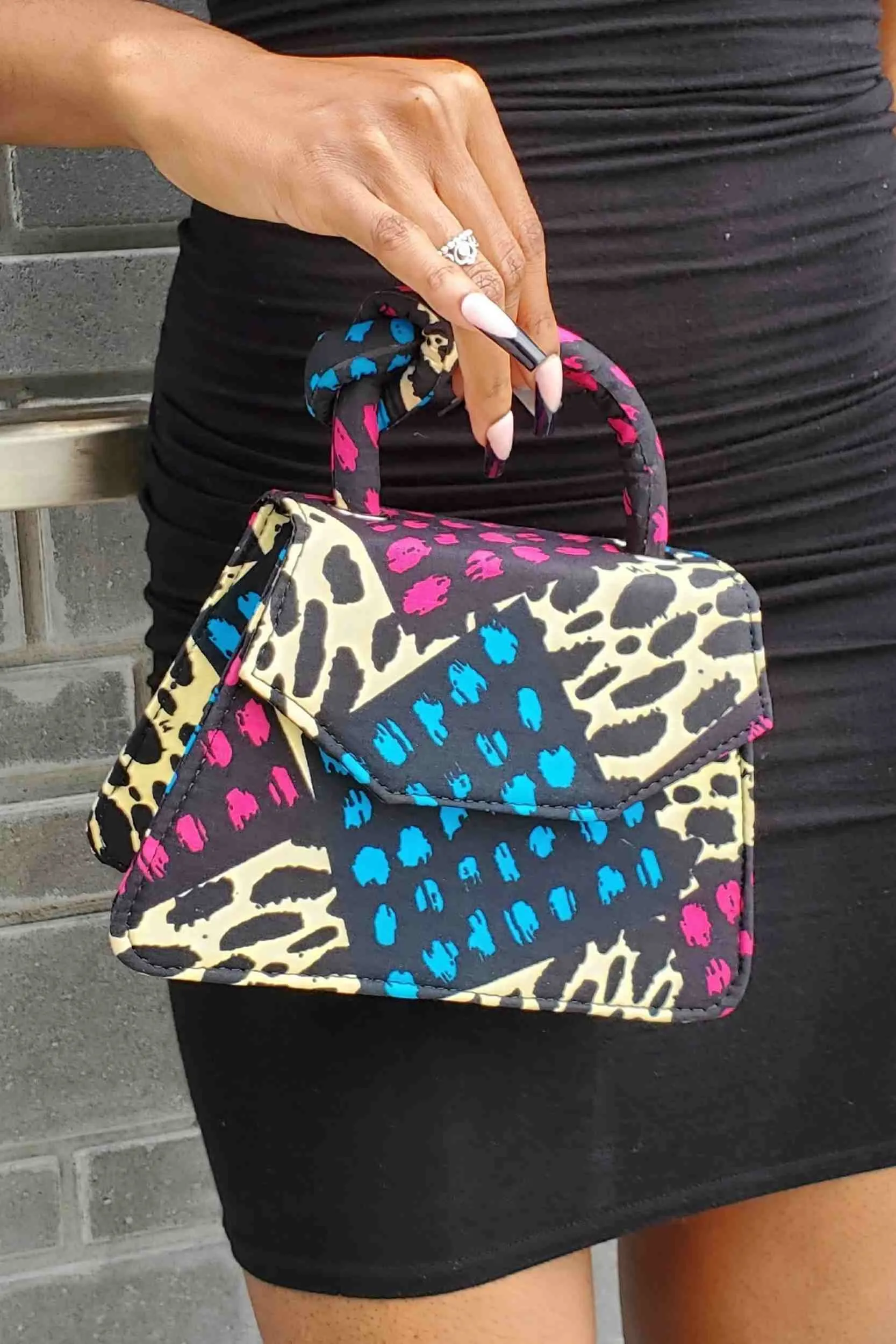 MISSI African Print Mini Bag