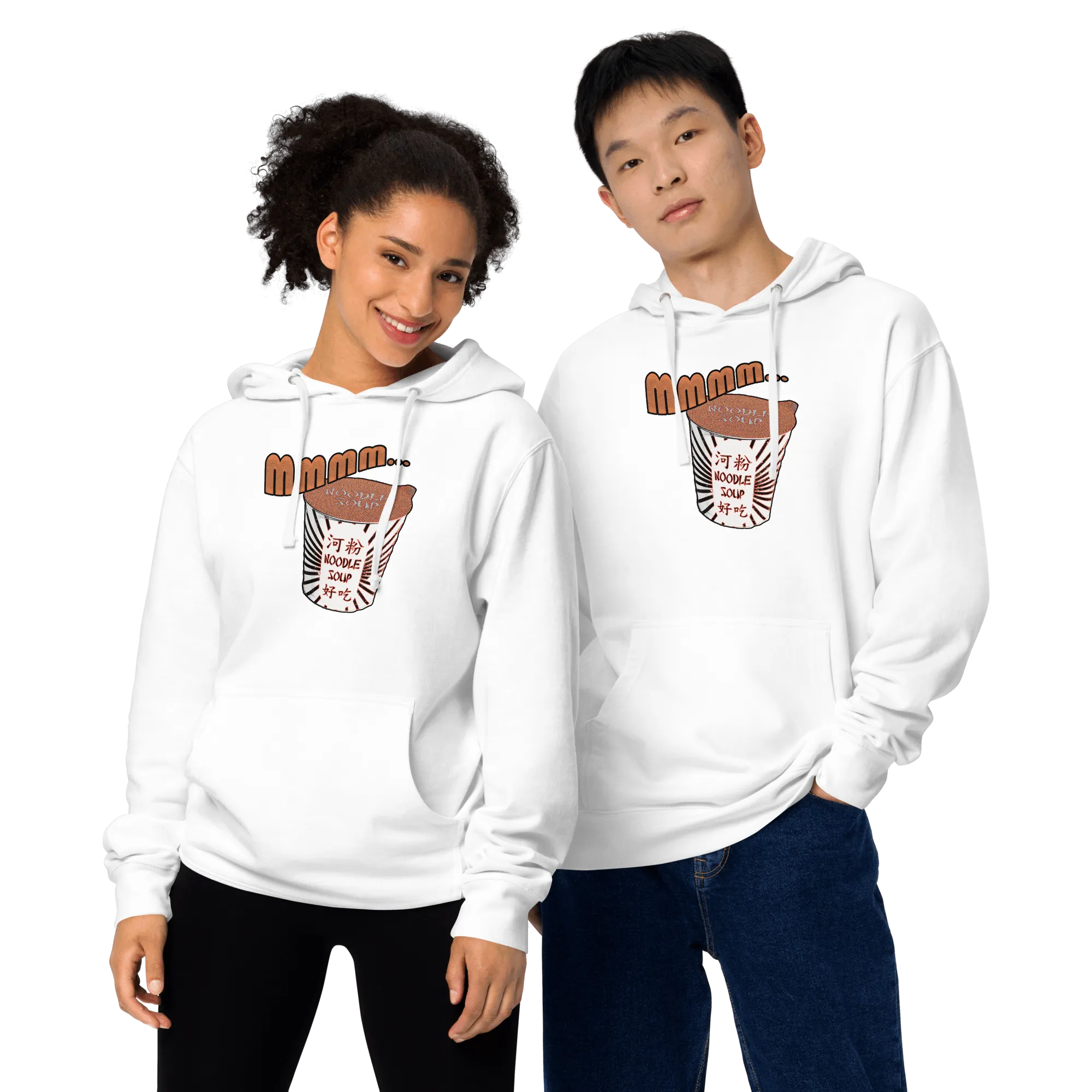 Mmm, Noodle Soup Unisex midweight hoodie