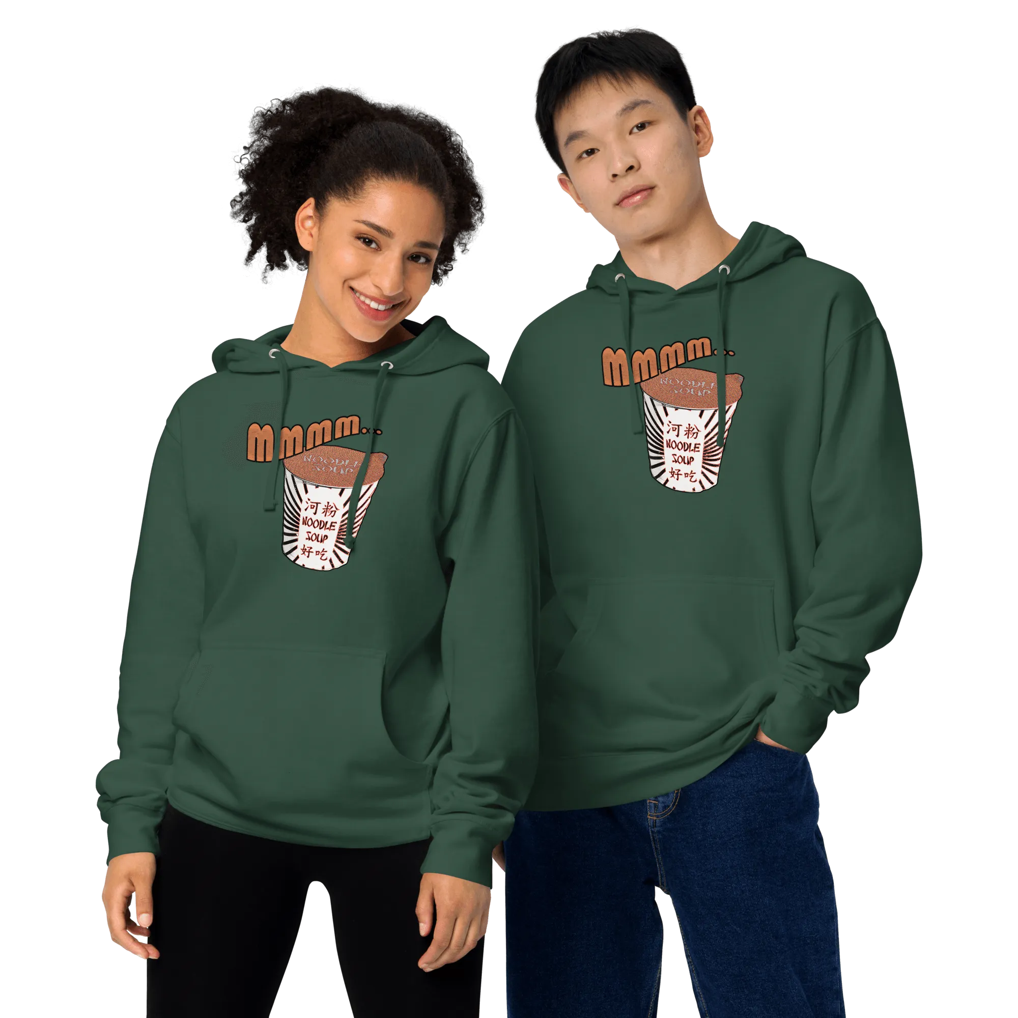 Mmm, Noodle Soup Unisex midweight hoodie