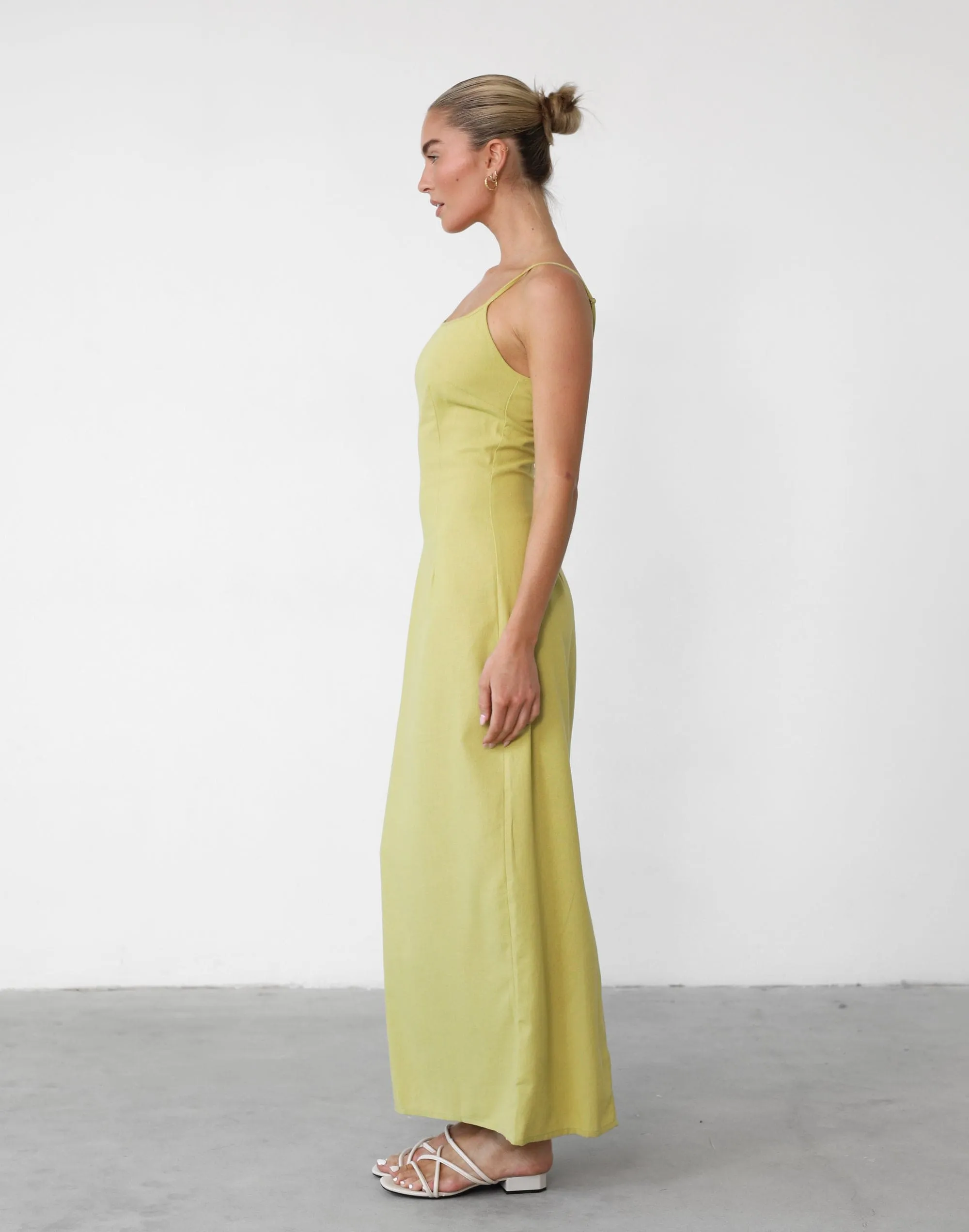 Moscow Maxi Dress (Olive)