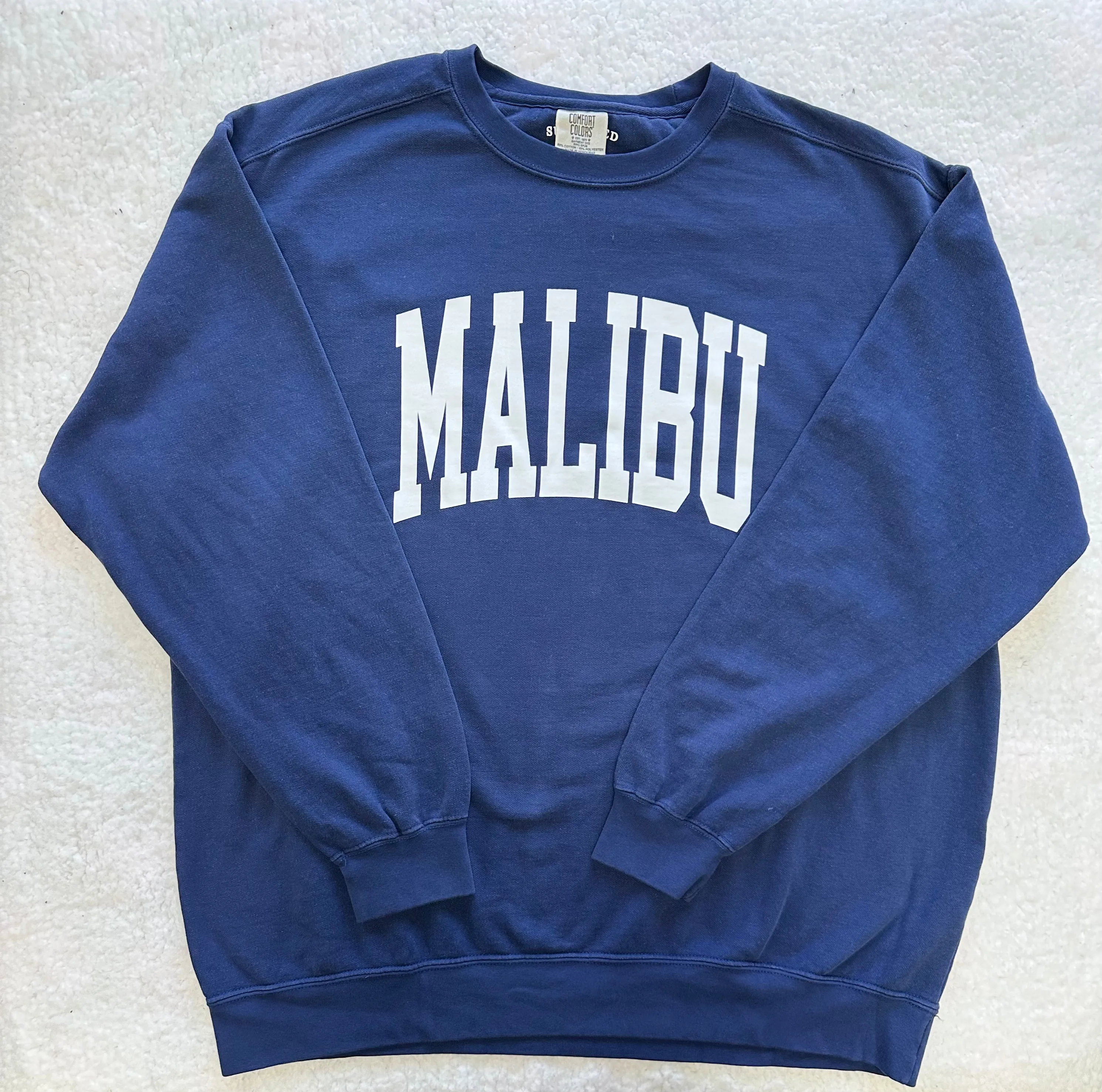 Navy Malibu Comfort Colors Sweatshirt