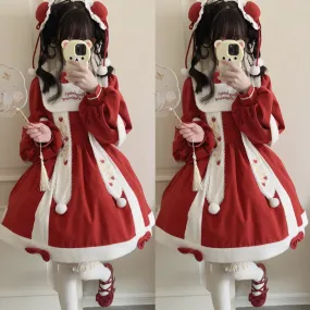 New Year's Red Lolita Dress