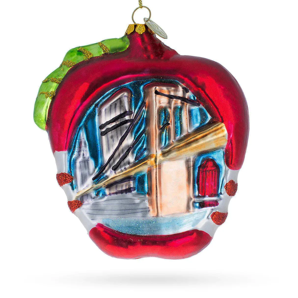 New York City Big Apple Iconic Sites Ornament