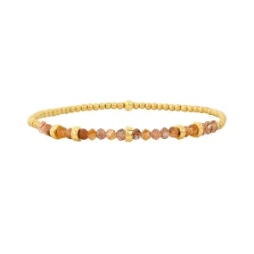 November Citrine and Rondelle Bracelet