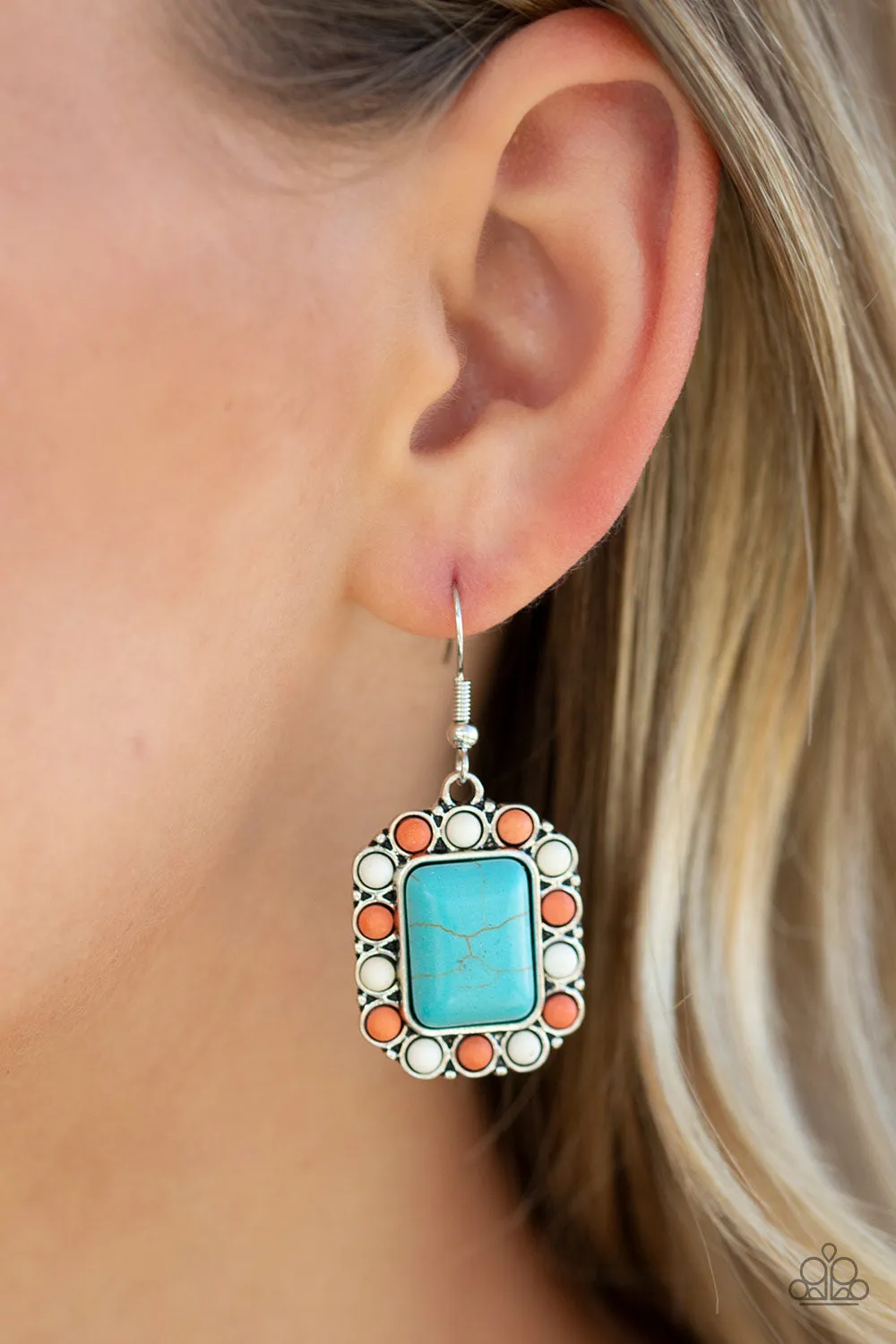 Paparazzi Earring ~ Sandstone Sway - Multi