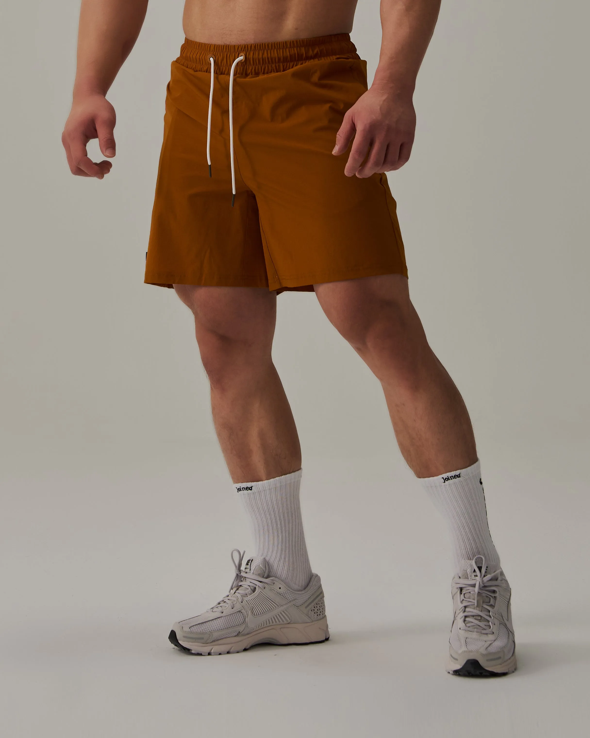 Patched Gym Shorts