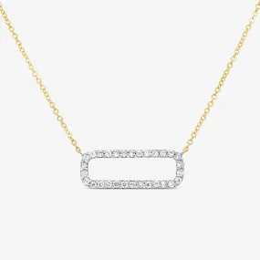 Pave Set Link Necklace