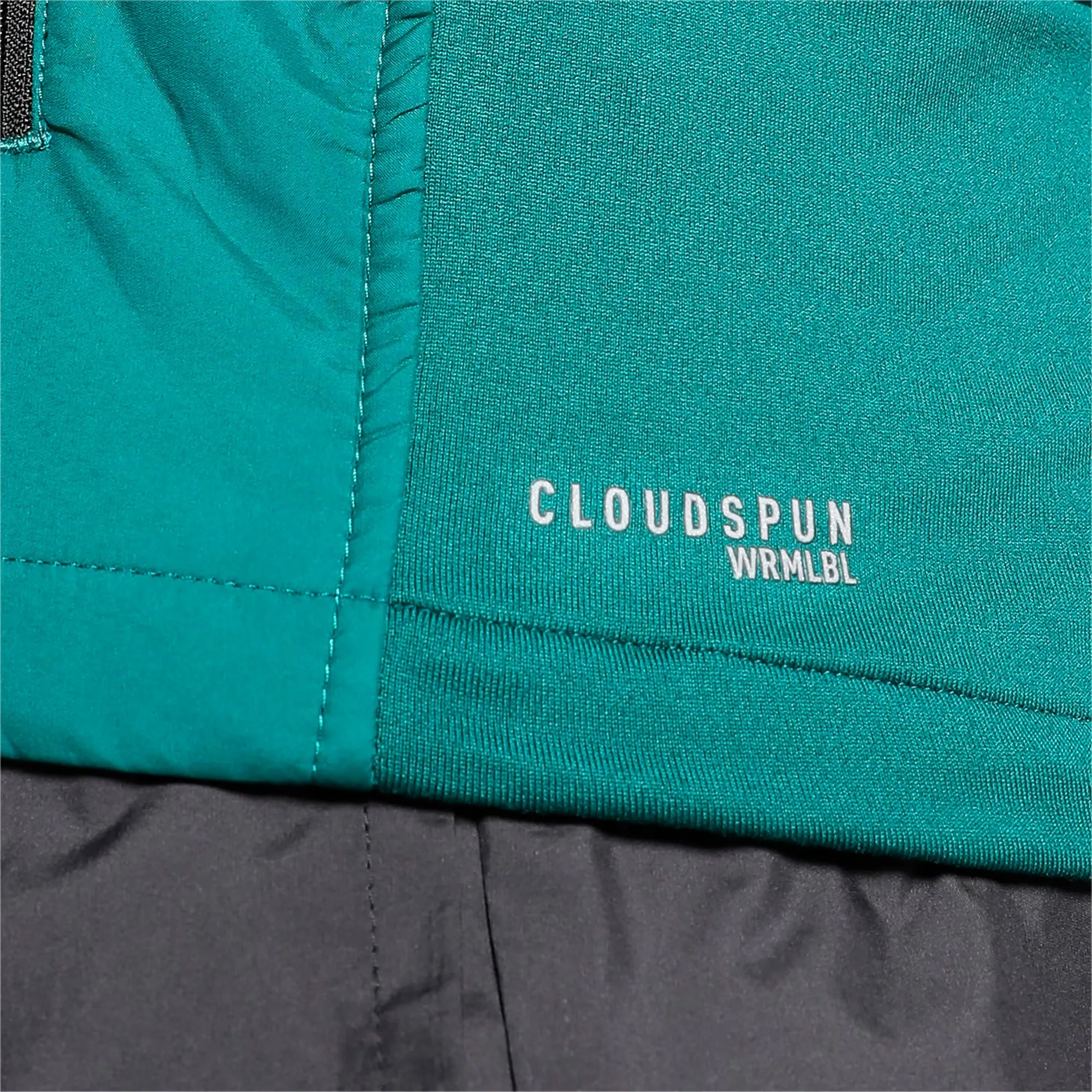 Puma Cloudspun WRMBL Mens Running Jacket - Green