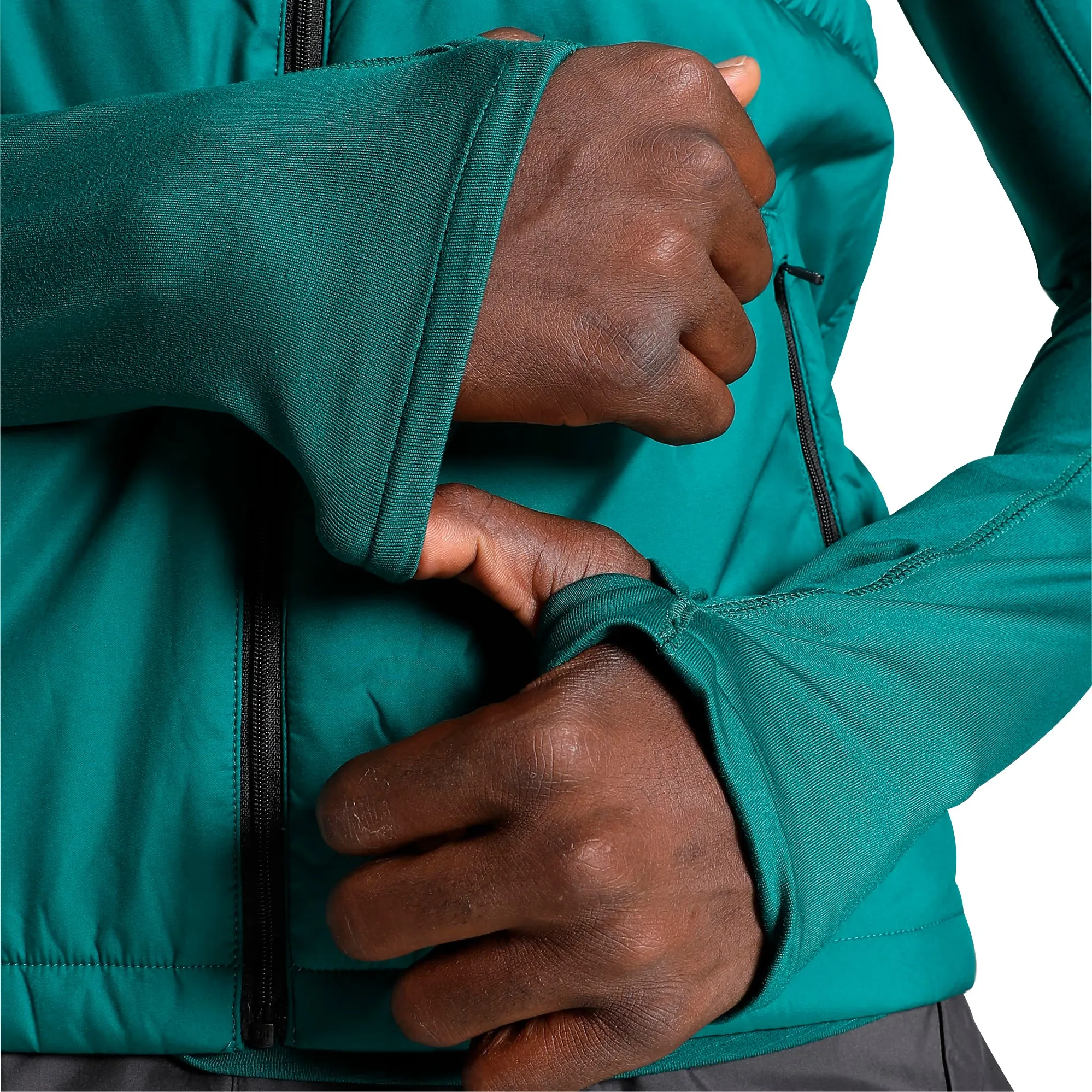 Puma Cloudspun WRMBL Mens Running Jacket - Green