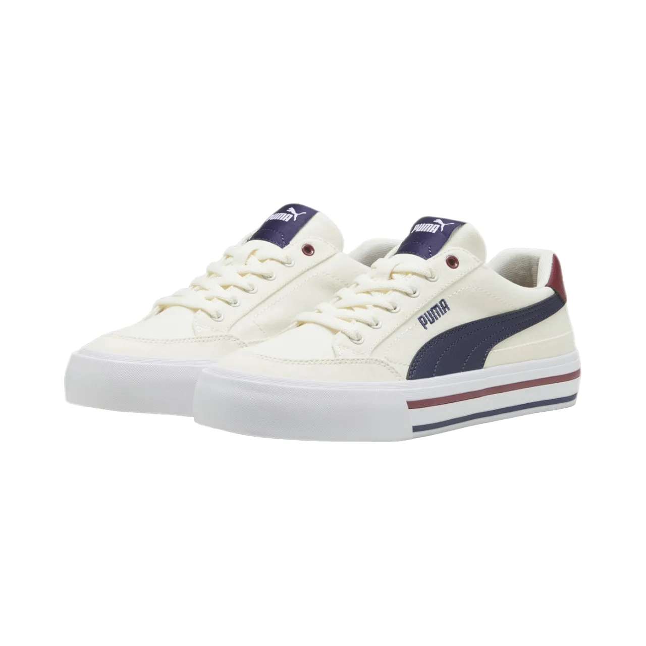 Puma Court Classic Vulc FS 396353-01 white-blue adult sneakers shoe