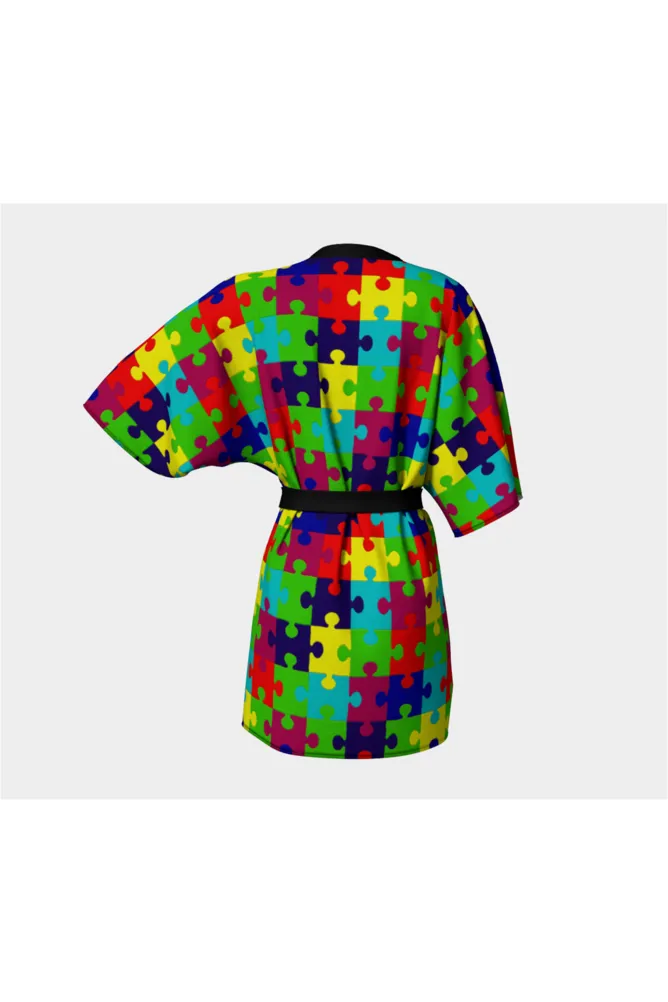 Puzzling Kimono Robe