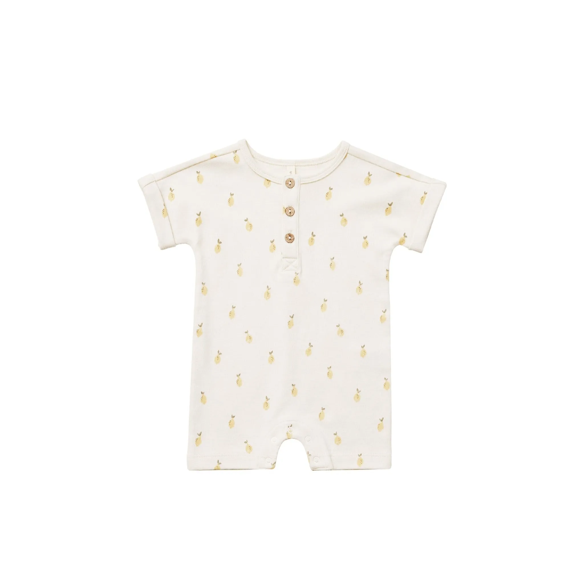 Quincy Mae Short Sleeve One Piece - Lemons