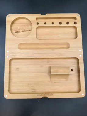 Raw Backflip Magnetic Bamboo Rolling Tray