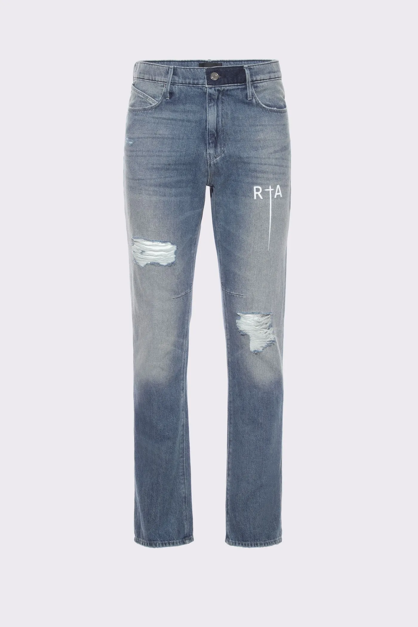 RTA Medium Blue Distressed Bryant Jeans