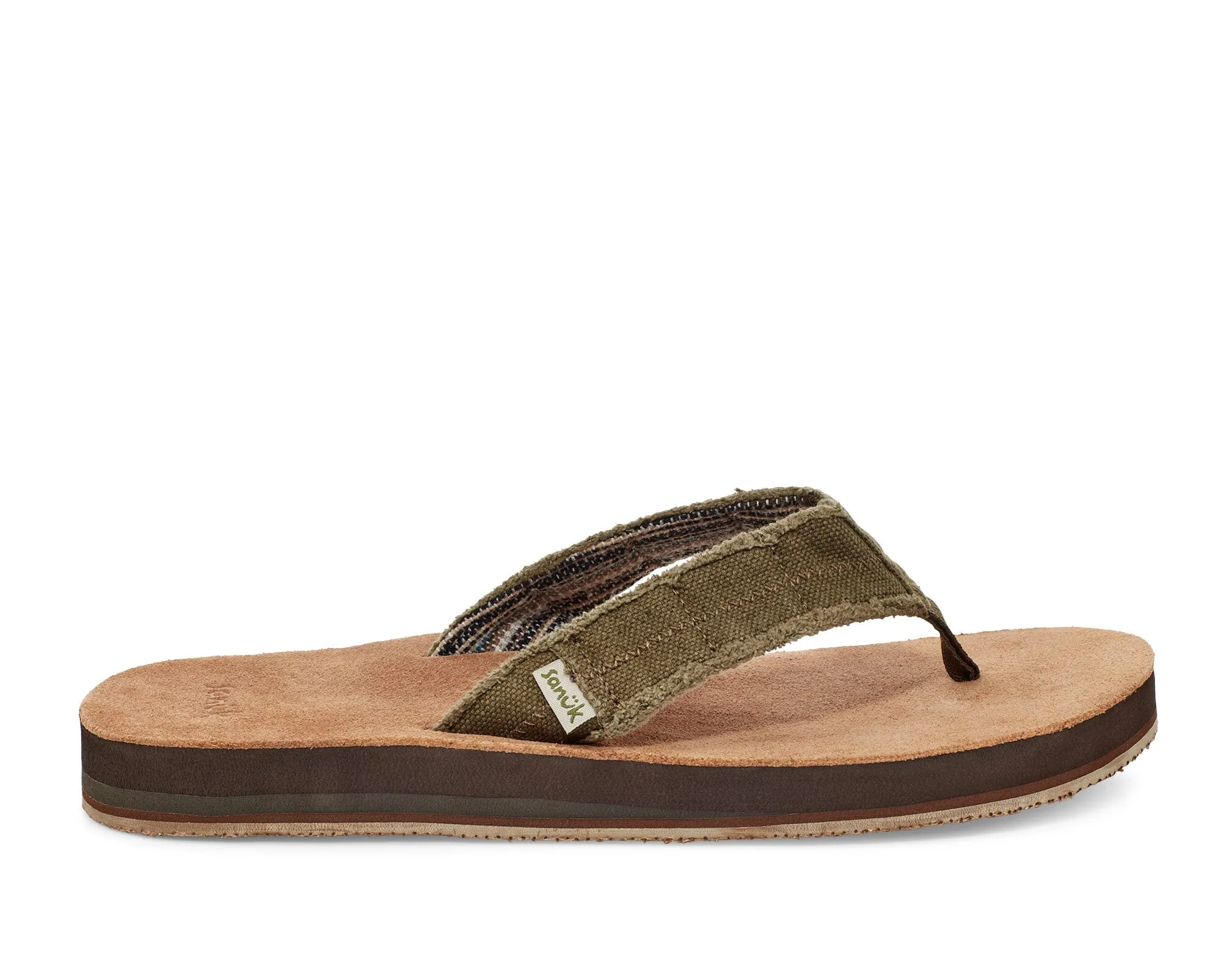 Sanuk Fraid Not ST 1116736 (Dark Olive)