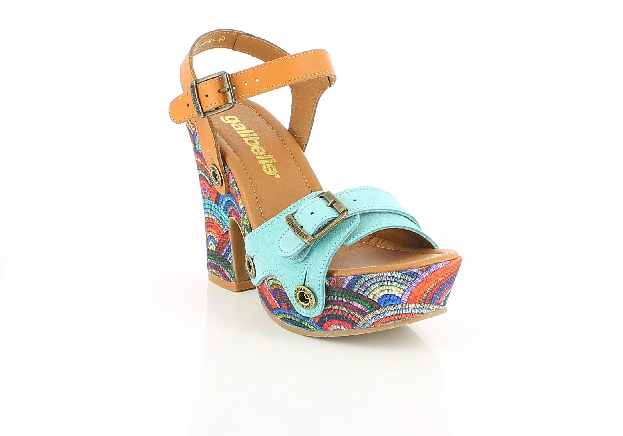 Sara Rainbow Pack - Camel, Aquamarine, Pink Straps