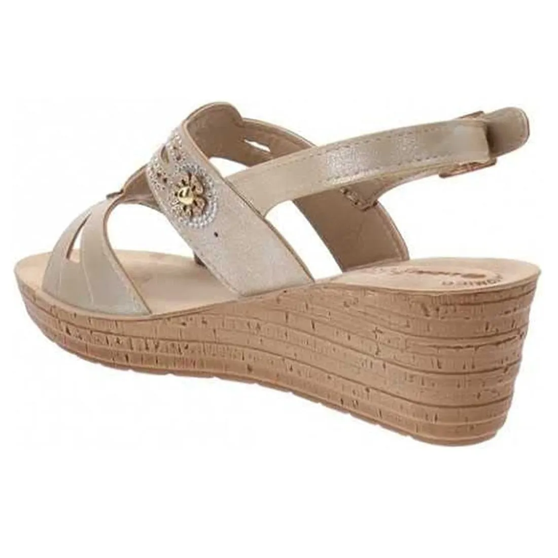 Scarpe casual da Donna - INBLU Art. GM43 sandalo beige