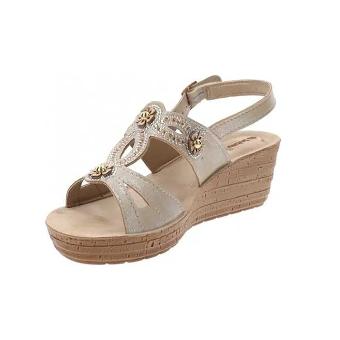 Scarpe casual da Donna - INBLU Art. GM43 sandalo beige