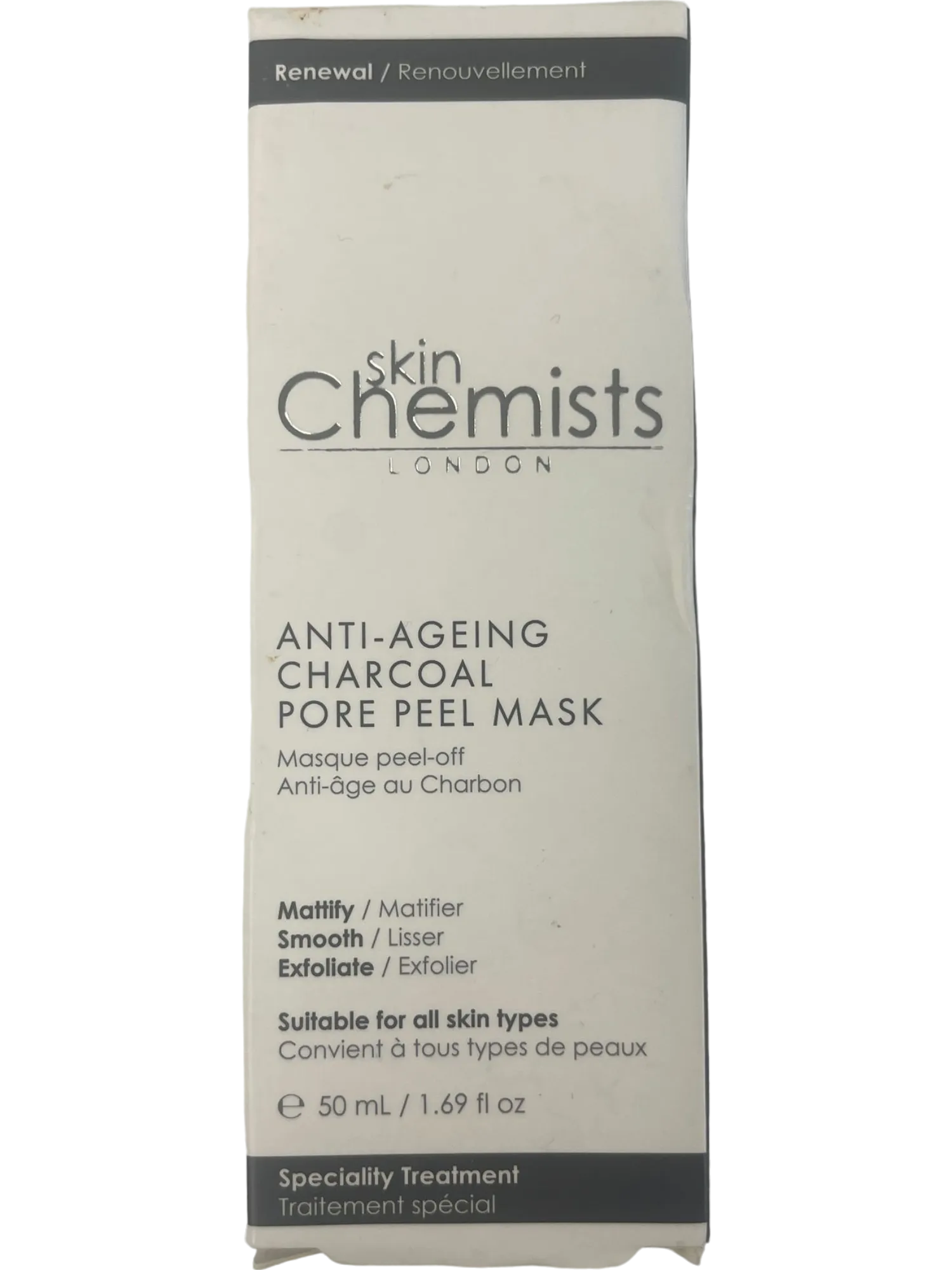 SkinChemists London Anti-Ageing Charcoal Pore Peel Mask 50ml