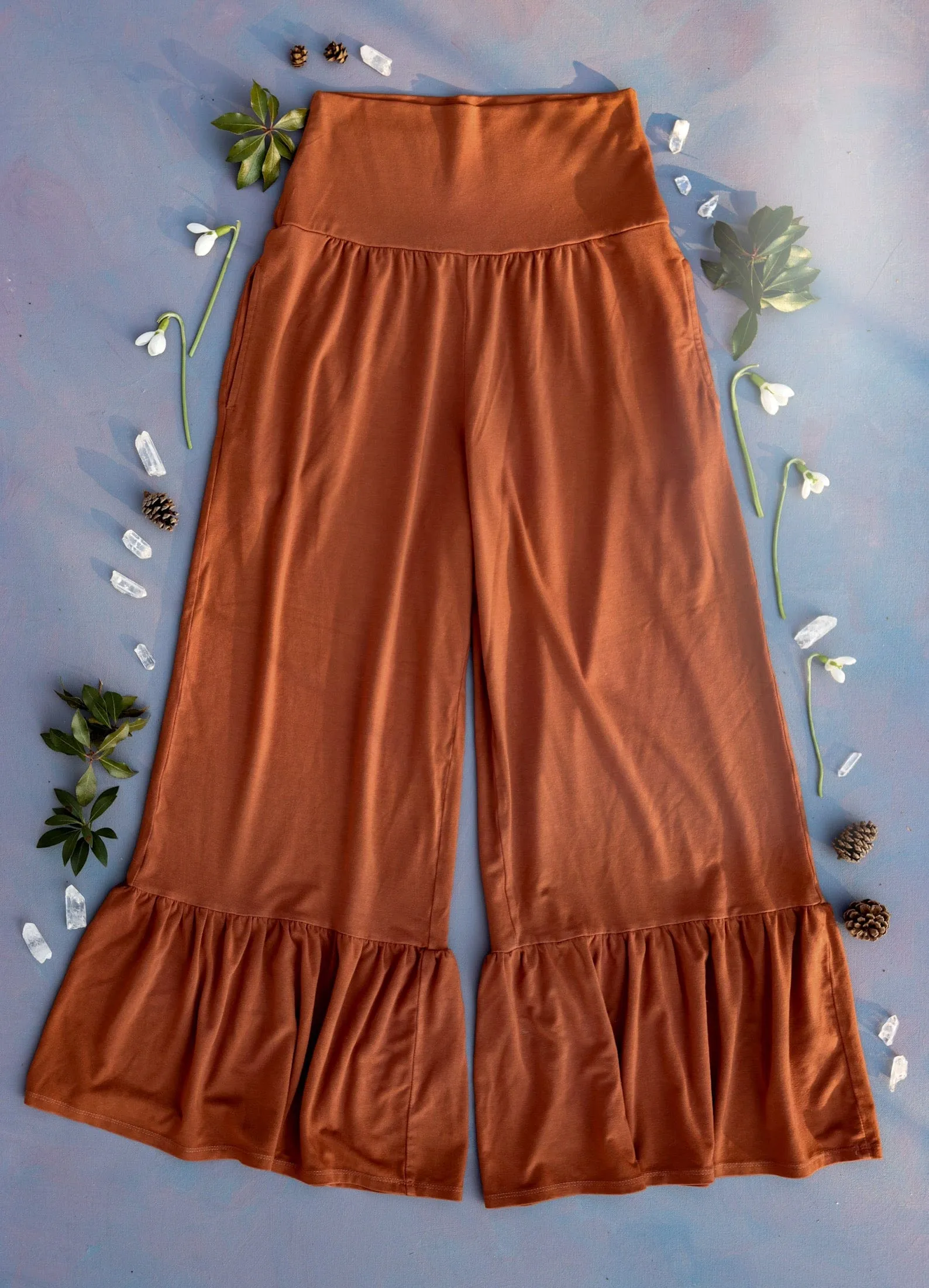 Solar Plexus Chakra Hippie Pants