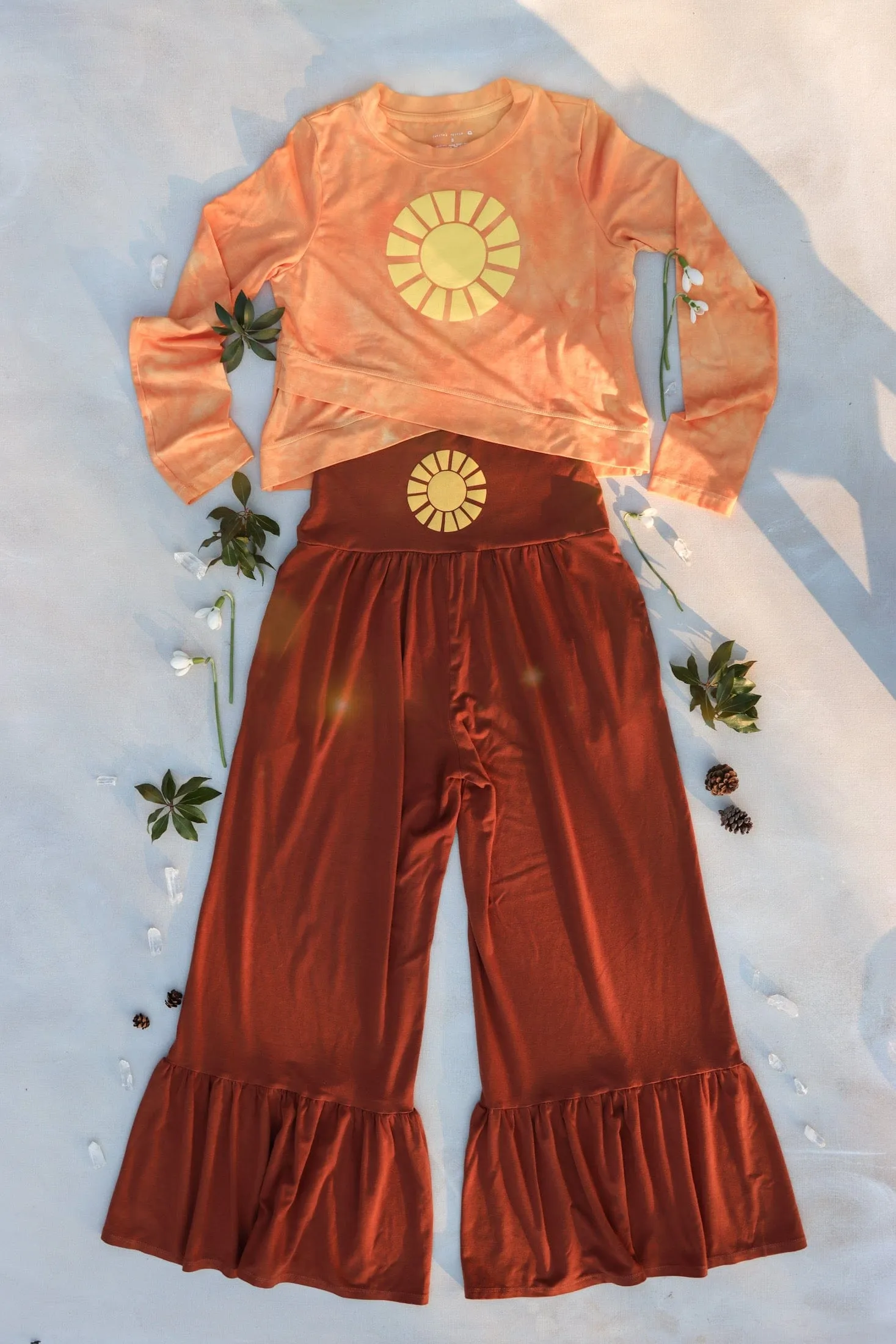 Solar Plexus Chakra Hippie Pants