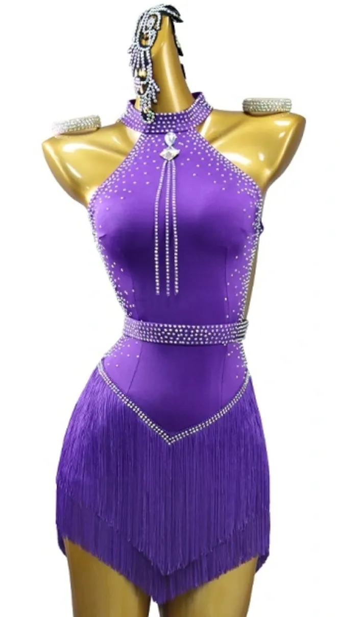 Sparkle Custom Latin Dance Attire | QY03