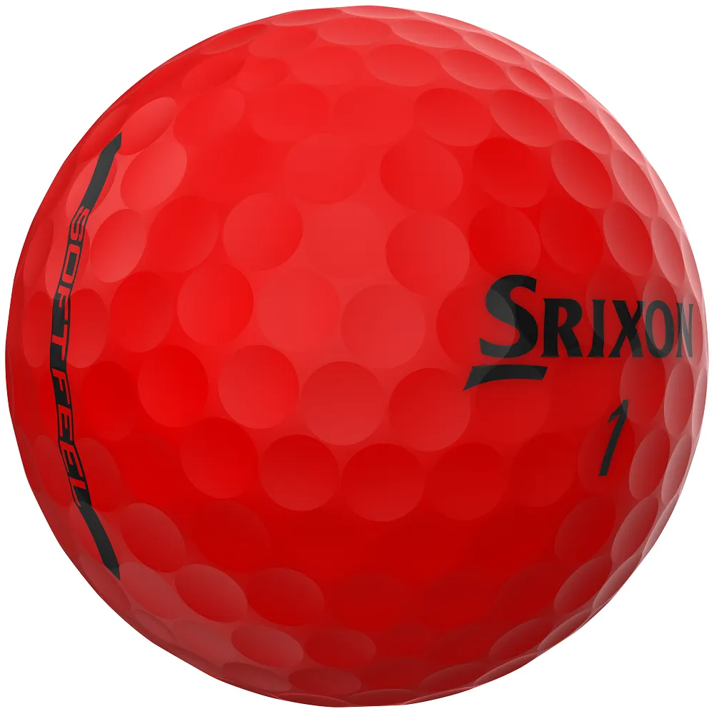 Srixon Soft Feel Brite Matte Color Golf Balls - Sleeve