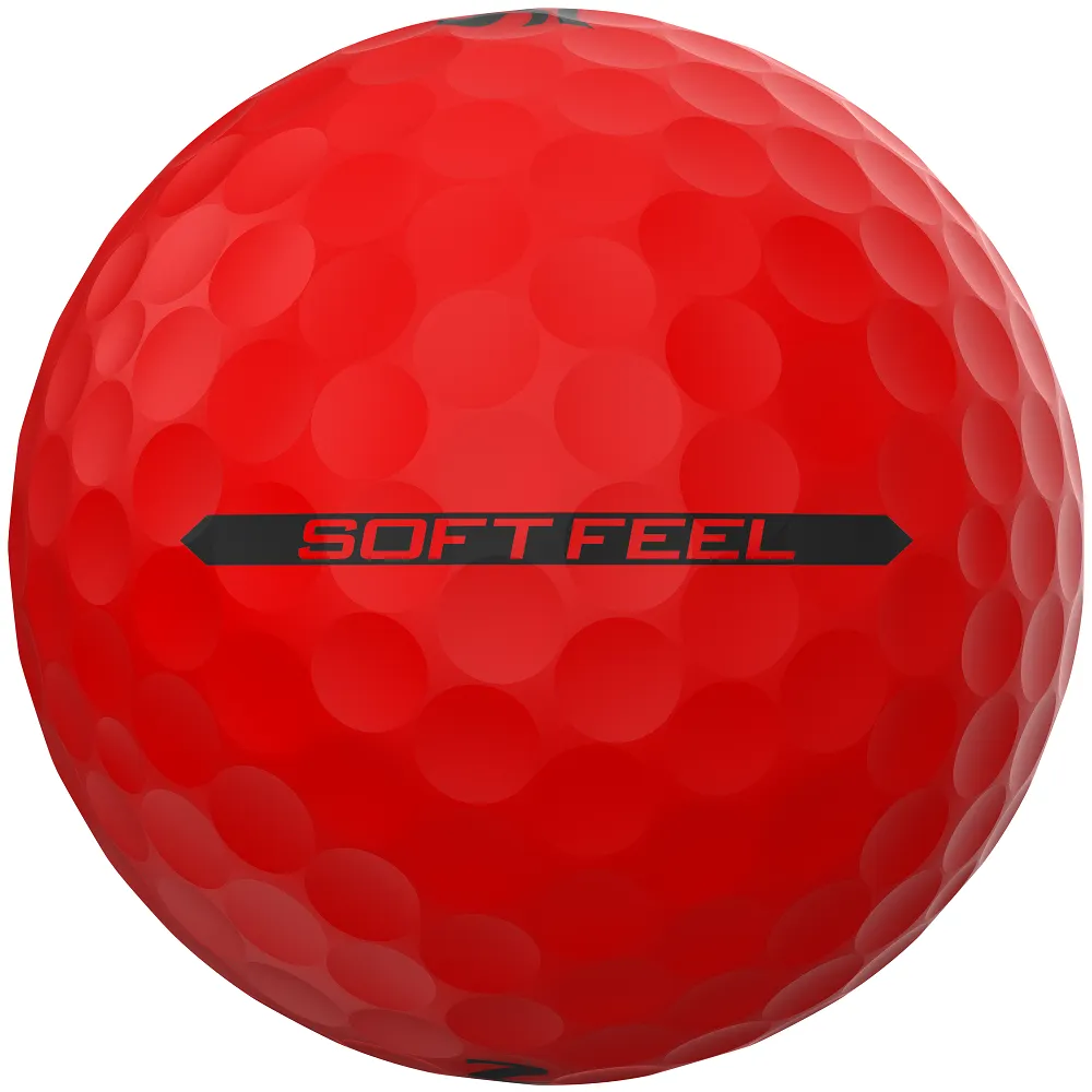 Srixon Soft Feel Brite Matte Color Golf Balls - Sleeve