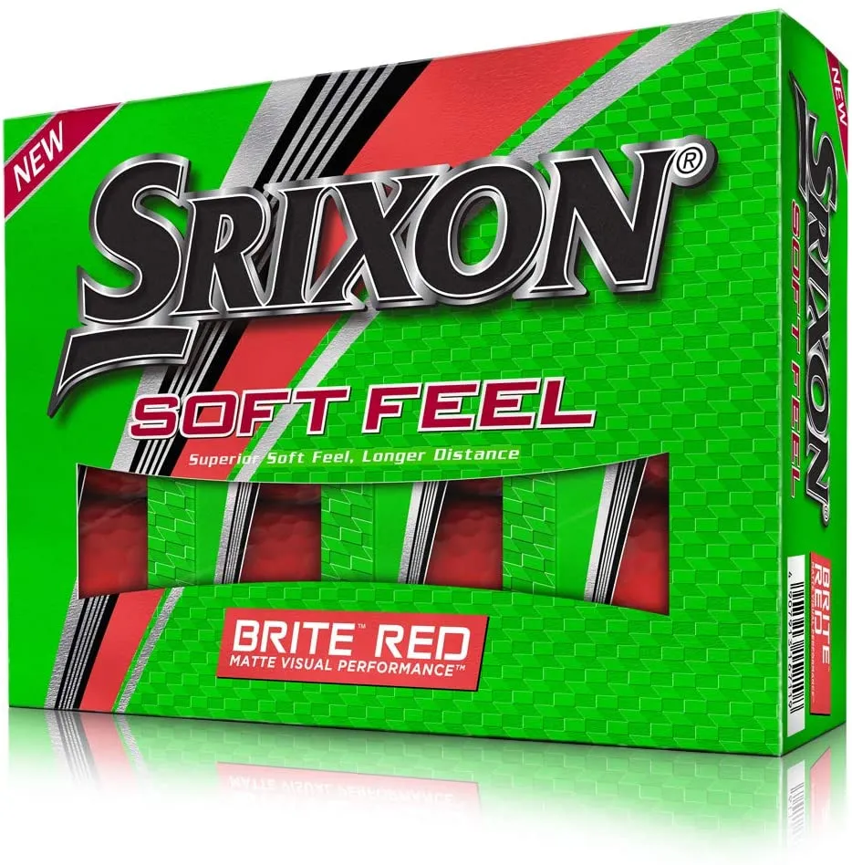 Srixon Soft Feel Brite Matte Color Golf Balls