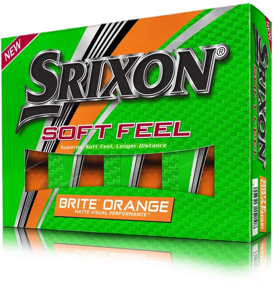 Srixon Soft Feel Brite Matte Color Golf Balls