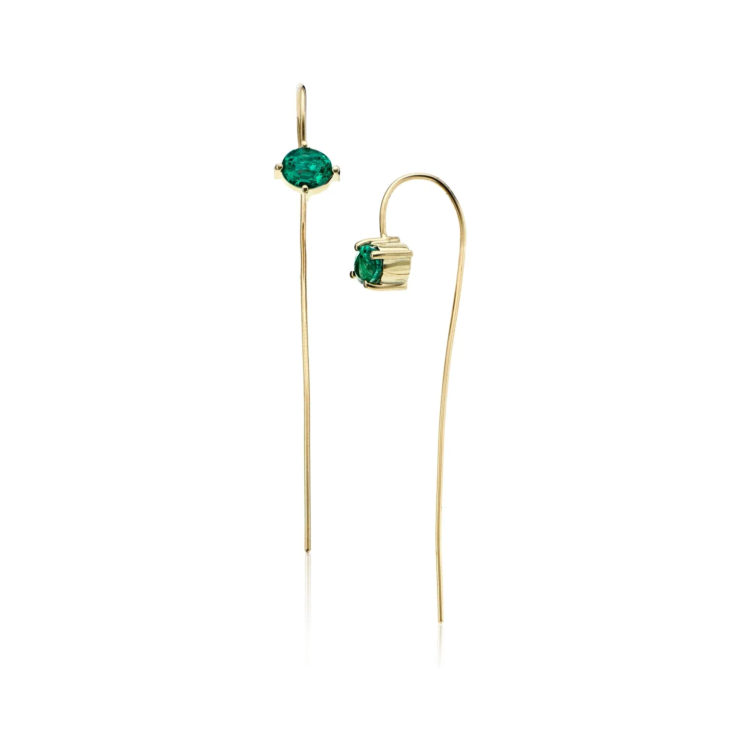 The Plaza earrings emerald