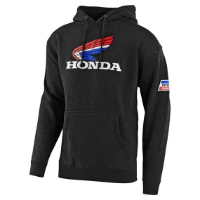 TLD Honda Retro Victory Wing Pullover Char Heather