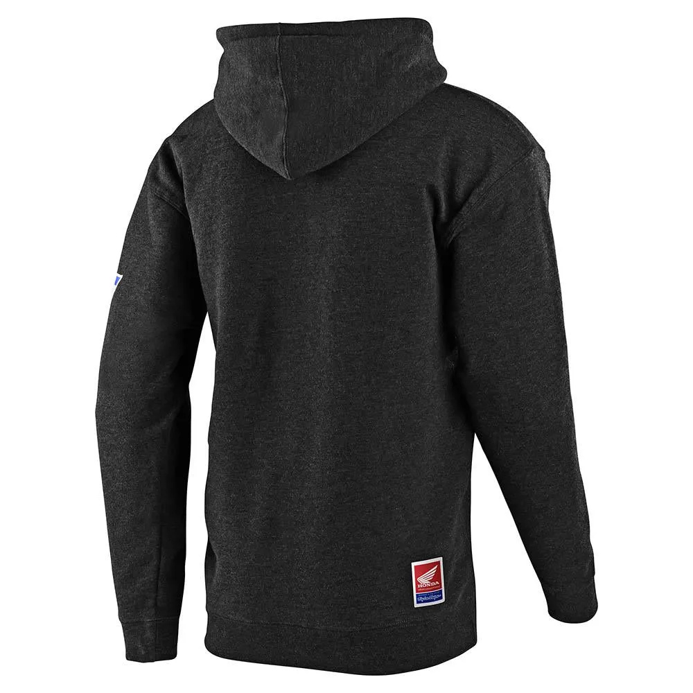 TLD Honda Retro Victory Wing Pullover Char Heather