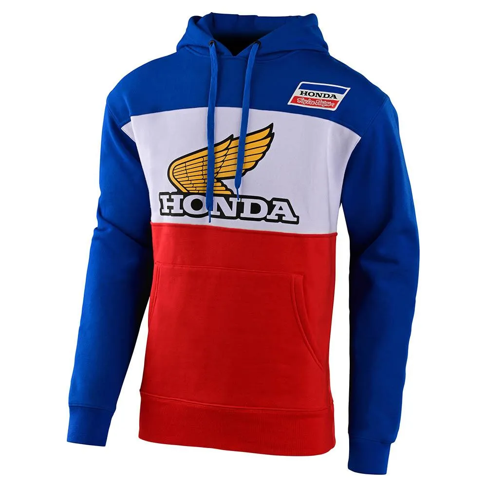 TLD Honda Retro Wing Pullover Blue/White/Red