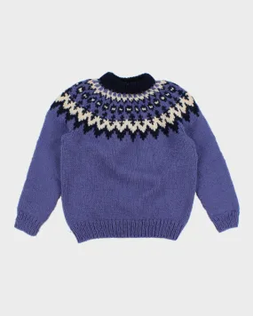 Vintage Handmade Chunky Knit Jumper - M