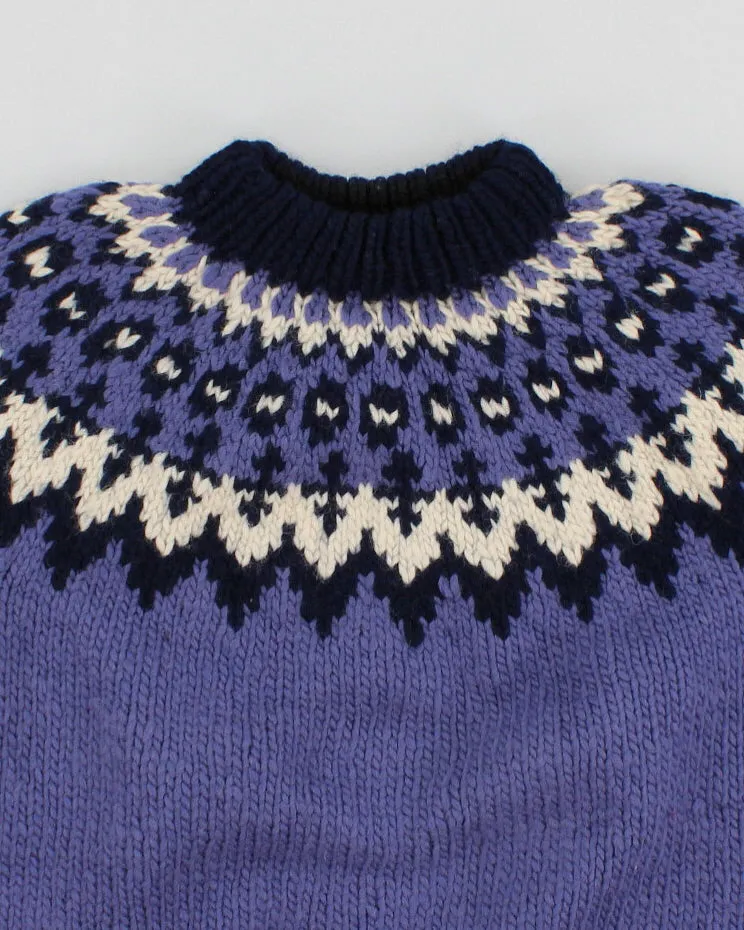 Vintage Handmade Chunky Knit Jumper - M