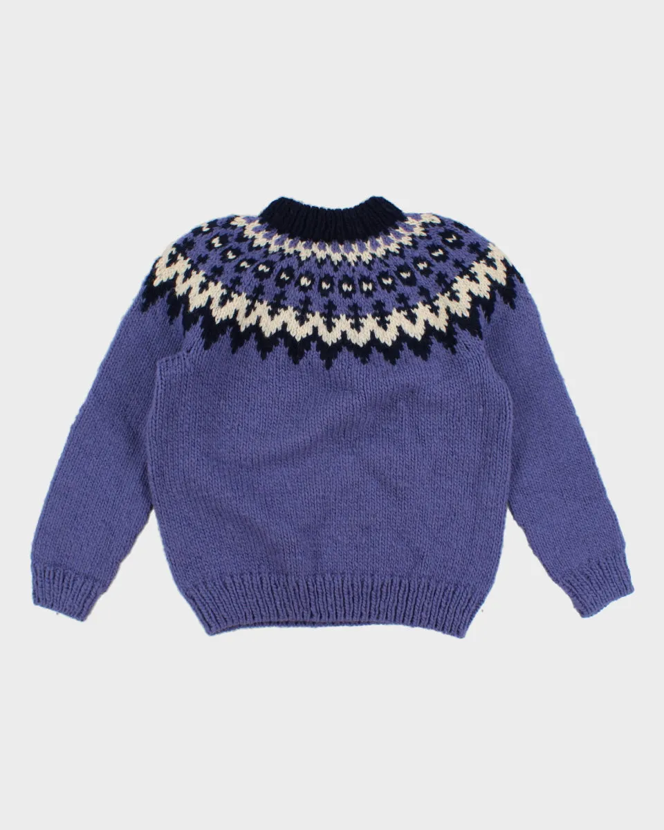 Vintage Handmade Chunky Knit Jumper - M