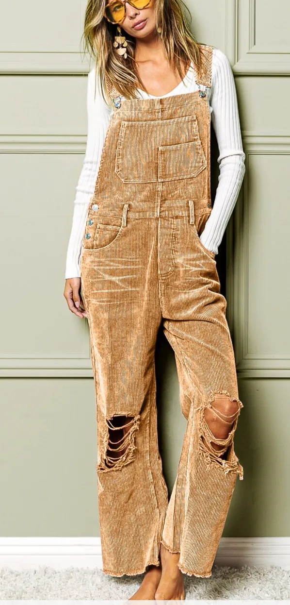 Vintage Washed Overalls