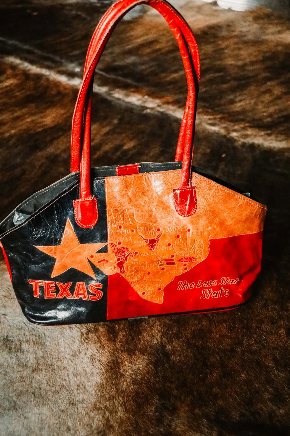 Vintage Western Texas Purse