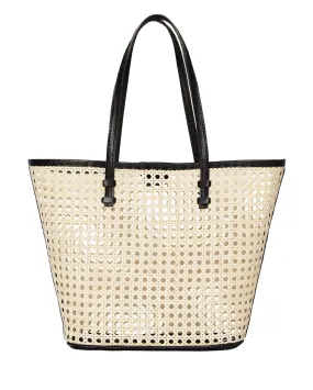 Vivi Tote (Black Rattan)