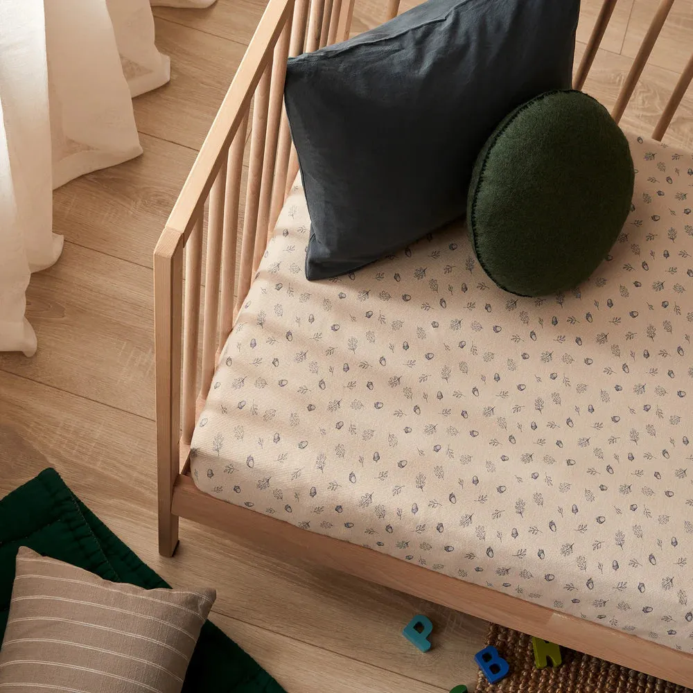 Wilson & Frenchy Organic Cot Sheet - Falling Oak