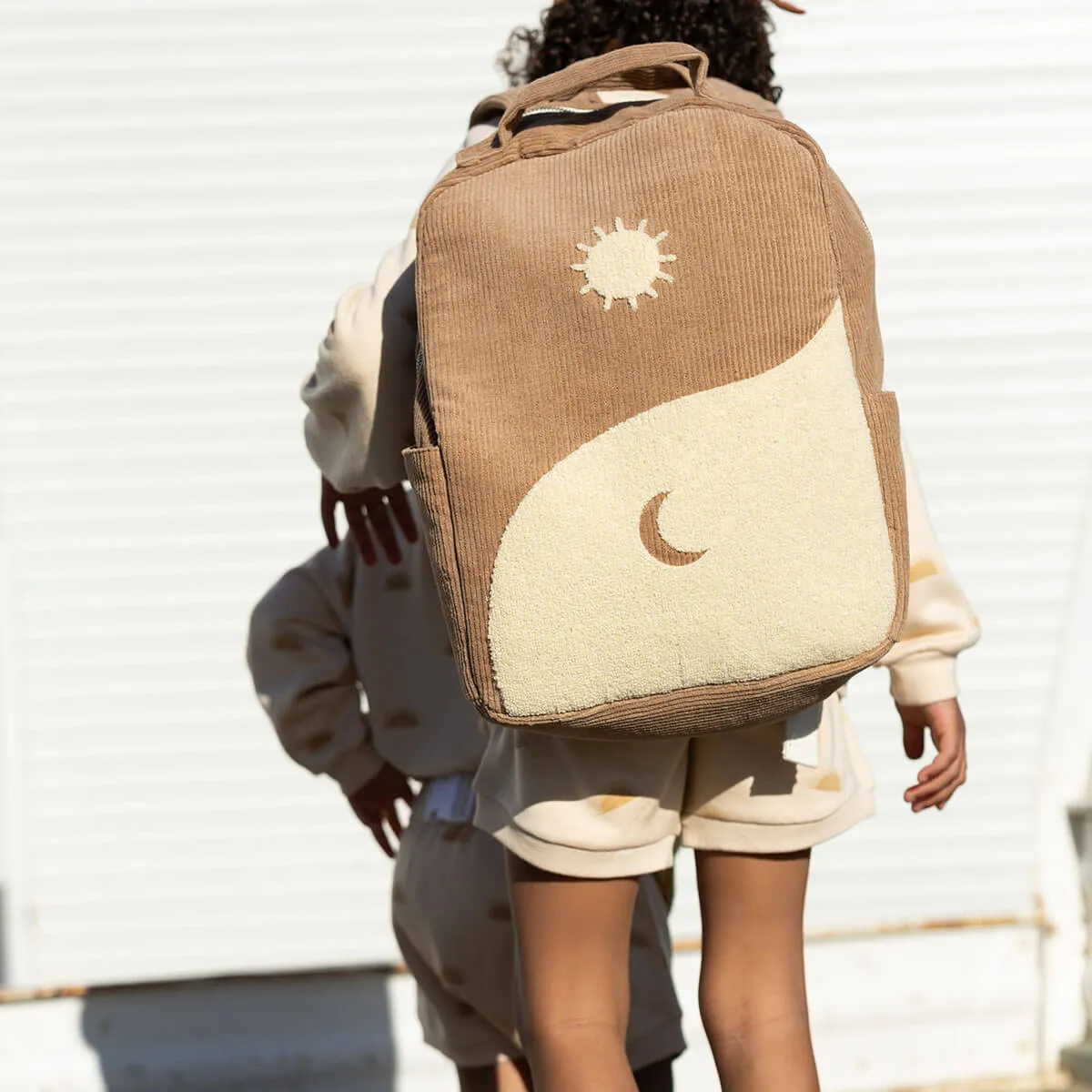 Yin Yang Organic Backpack - Chocolate